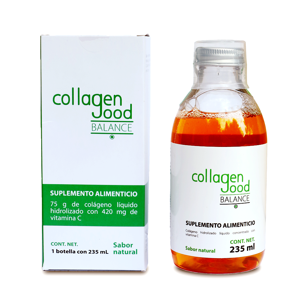 CollagenGood Balance Proteína de Colágeno Líquido Hidrolizado con Vitamina C